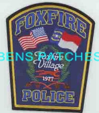 NORTH CAROLINA,FOXFIRE POLICE 1